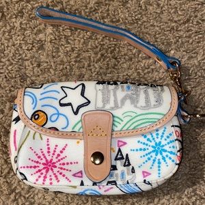 Dooney & Burke Disney Sketch Wristlet